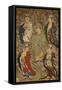 A Very Rare Buddhist Painting of Guanyin and Four Bodhisttvas, Dated Shunzhi Tenth Year (AD1654)-null-Framed Stretched Canvas