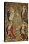 A Very Rare Buddhist Painting of Guanyin and Four Bodhisttvas, Dated Shunzhi Tenth Year (AD1654)-null-Stretched Canvas