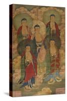A Very Rare Buddhist Votive Painting, Dated Wanli 19th Year-null-Stretched Canvas