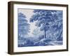 A Very Rare Dutch Delft Blue and White Rectangular Plaque-Frederik van Frijtom-Framed Giclee Print