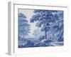 A Very Rare Dutch Delft Blue and White Rectangular Plaque-Frederik van Frijtom-Framed Giclee Print