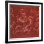 A Very Rare Imperial Cinnabar Lacquer Nine-Dragon Portable Tea-Ceremony Chest (Detail)-null-Framed Giclee Print