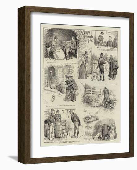 A Very Young Couple-William Ralston-Framed Giclee Print