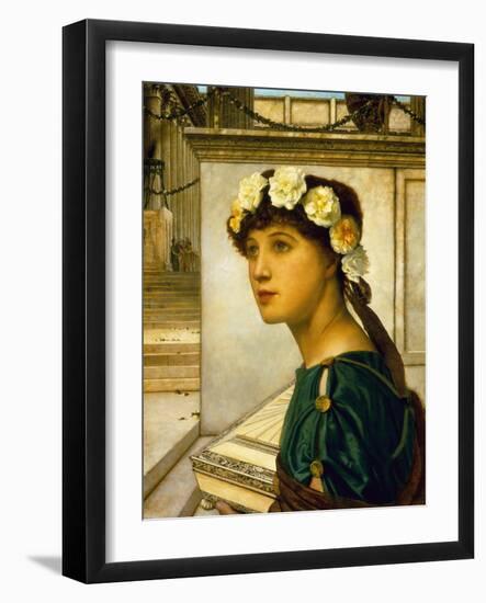 A Vestal, 1885-John Atkinson Grimshaw-Framed Giclee Print