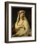 A Vestal Virgin Crowned with Flowers, 1783-Jacques Louis David-Framed Giclee Print