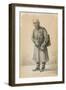 A Veteran of the Imperial Russian Army, 1837 (Pencil and Charcoal on Paper)-Alexander Orlowski-Framed Giclee Print