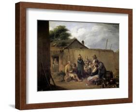 A Veteran Telling His Adventures, Ca. 1843-Leonardo Alenza-Framed Giclee Print