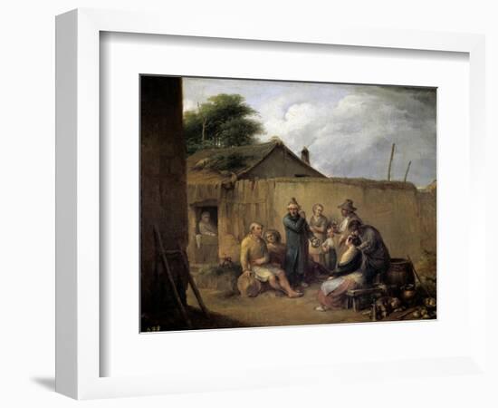 A Veteran Telling His Adventures, Ca. 1843-Leonardo Alenza-Framed Giclee Print