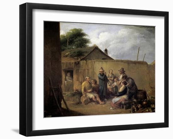 A Veteran Telling His Adventures, Ca. 1843-Leonardo Alenza-Framed Giclee Print