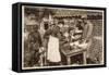 A Veterinary Hospital at the Front (B/W Photo)-German photographer-Framed Stretched Canvas