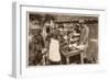 A Veterinary Hospital at the Front (B/W Photo)-German photographer-Framed Giclee Print