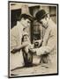 A Veterinary Surgeon and His Assistant Test a Monkey's Lungs at the Zoo Hospital-null-Mounted Photographic Print