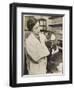 A Veterinary Surgeon Holding a Cat at the Cat's Hospital, Hampstead, London-null-Framed Photographic Print