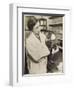 A Veterinary Surgeon Holding a Cat at the Cat's Hospital, Hampstead, London-null-Framed Photographic Print