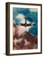 A Vickers Supermarine Spitfire, 1940-null-Framed Giclee Print