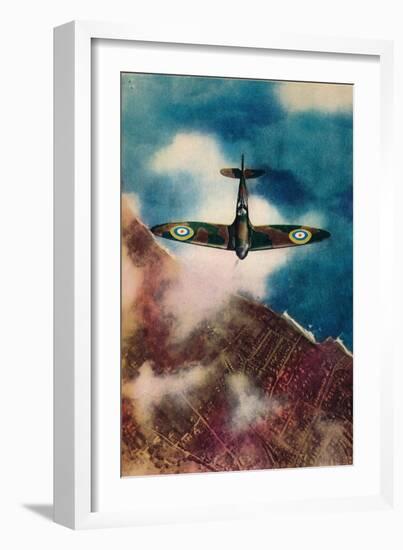 A Vickers Supermarine Spitfire, 1940-null-Framed Giclee Print