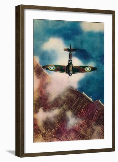 A Vickers Supermarine Spitfire, 1940-null-Framed Giclee Print