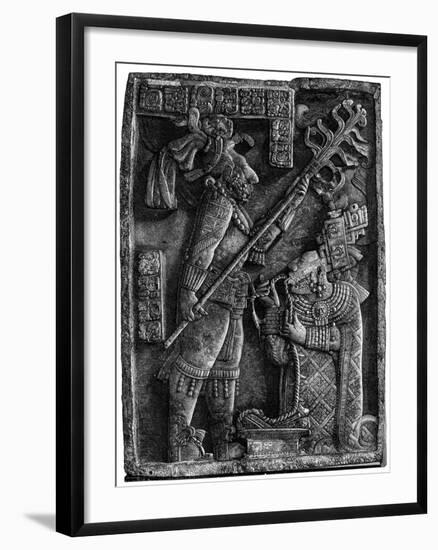 A Victim before the Maya God Kukulkan, 1901-null-Framed Giclee Print