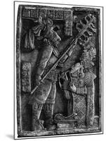 A Victim before the Maya God Kukulkan, 1901-null-Mounted Giclee Print