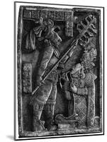 A Victim before the Maya God Kukulkan, 1901-null-Mounted Giclee Print