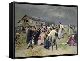 A Victim of Fanaticism, 1899-Nikolai Pimonenko-Framed Stretched Canvas