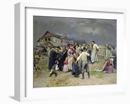 A Victim of Fanaticism, 1899-Nikolai Pimonenko-Framed Giclee Print