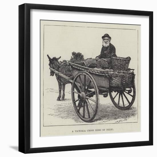 A Victoria Cross Hero of Delhi-null-Framed Giclee Print