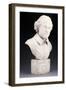 A Victorian Sculpted White Marble Bust of William Shakespeare, Probably Mid 19th Century-null-Framed Giclee Print