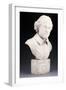 A Victorian Sculpted White Marble Bust of William Shakespeare, Probably Mid 19th Century-null-Framed Giclee Print