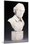 A Victorian Sculpted White Marble Bust of William Shakespeare, Probably Mid 19th Century-null-Mounted Giclee Print