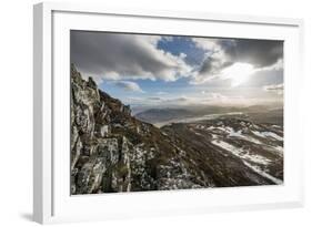 A View across the Cairngorms from the Top of Creag Dubh Near Newtonmore, Cairngorms National Park-Alex Treadway-Framed Photographic Print