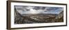 A View across the Cairngorms from the Top of Creag Dubh Near Newtonmore, Cairngorms National Park-Alex Treadway-Framed Photographic Print