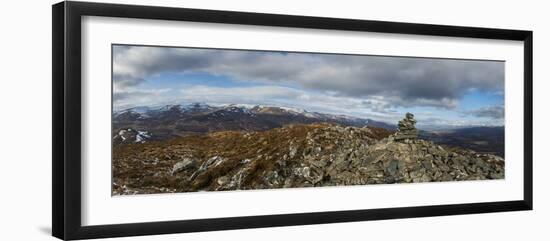 A View across the Cairngorms in Scotland from the Top of Creag Dubh Near Newtonmore-Alex Treadway-Framed Photographic Print