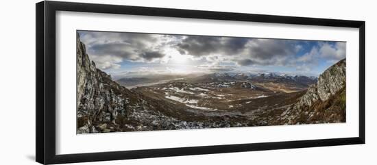 A View across the Cairngorms in Scotland from the Top of Creag Dubh Near Newtonmore-Alex Treadway-Framed Photographic Print