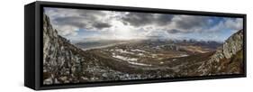 A View across the Cairngorms in Scotland from the Top of Creag Dubh Near Newtonmore-Alex Treadway-Framed Stretched Canvas