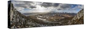 A View across the Cairngorms in Scotland from the Top of Creag Dubh Near Newtonmore-Alex Treadway-Stretched Canvas