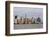 A view across the Hudson River to Lower Manhattan, New York, New York, Usa-Susan Pease-Framed Photographic Print