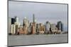 A view across the Hudson River to Lower Manhattan, New York, New York, Usa-Susan Pease-Mounted Photographic Print