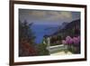 A View across to Monaco-Lucio Sollazzi-Framed Giclee Print