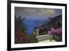 A View across to Monaco-Lucio Sollazzi-Framed Giclee Print