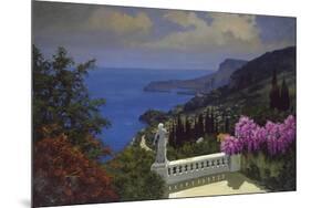 A View across to Monaco-Lucio Sollazzi-Mounted Giclee Print