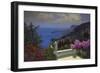 A View across to Monaco-Lucio Sollazzi-Framed Giclee Print