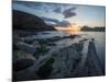 A View Along the Ledges at Lulworth Cove in Dorset-Chris Button-Mounted Photographic Print
