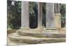 A View Between the Columns of a Tempietto (Watercolour and Touches of Bodycolour over Indications i-John Singer Sargent-Mounted Premium Giclee Print