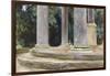 A View Between the Columns of a Tempietto (Watercolour and Touches of Bodycolour over Indications i-John Singer Sargent-Framed Giclee Print