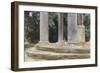 A View Between the Columns of a Tempietto (Watercolour and Touches of Bodycolour over Indications i-John Singer Sargent-Framed Giclee Print