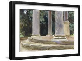 A View Between the Columns of a Tempietto (Watercolour and Touches of Bodycolour over Indications i-John Singer Sargent-Framed Giclee Print