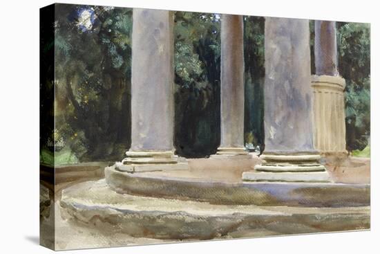 A View Between the Columns of a Tempietto (Watercolour and Touches of Bodycolour over Indications i-John Singer Sargent-Stretched Canvas