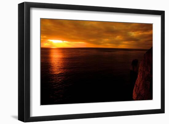 A View from a High Point Looking at Sunset in England-Will Wilkinson-Framed Photographic Print