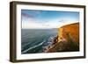 A View from a High Point over Cliff Tops and Sea Shore in England-Will Wilkinson-Framed Photographic Print